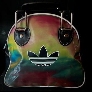 Vintage Adidas Holographic Bowling Bag